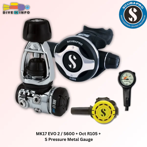 *new* SCUBAPRO - MK17 EVO 2 / S600 Regulator Set (อุปกรณ์ดำน้ำ) image 2