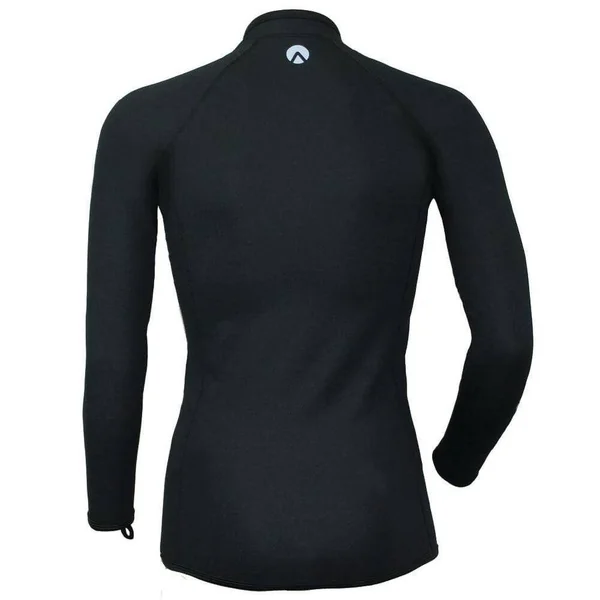 SHARKSKIN - TITANIUM Chillproof Long Sleeve Full Zip Black Mens image 2 SHARKSKIN - TITANIUM Chillproof Long Sleeve Full Zip Black Mens image 2