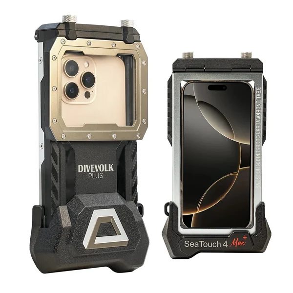 DIVEVOLK SeaTouch 4 MAX PLUS - เคสมือถือ เคสโทรศัพท์ ดำน้ำลึก Underwater Housing compatible to iPhone and Android, Dive Housing, Waterproof Phone Case image 1 DIVEVOLK SeaTouch 4 MAX PLUS - เคสมือถือ เคสโทรศัพท์ ดำน้ำลึก Underwater Housing compatible to iPhone and Android, Dive Housing, Waterproof Phone Case image 1