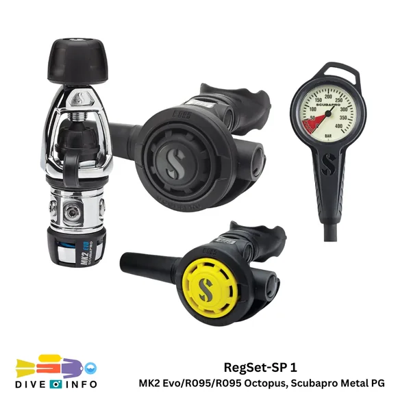 SCUBAPRO - Economy Set - T-One BCD, MK2 Evo/R095/R095 Octopus/Scubapro Metal PG (อุปกรณ์ดำน้ำ) image 3 SCUBAPRO - Economy Set - T-One BCD, MK2 Evo/R095/R095 Octopus/Scubapro Metal PG (อุปกรณ์ดำน้ำ) image 3