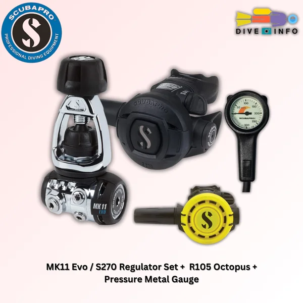 SCUBAPRO - MK11 Evo / S270 Regulator Set (อุปกรณ์ดำน้ำ) image 2