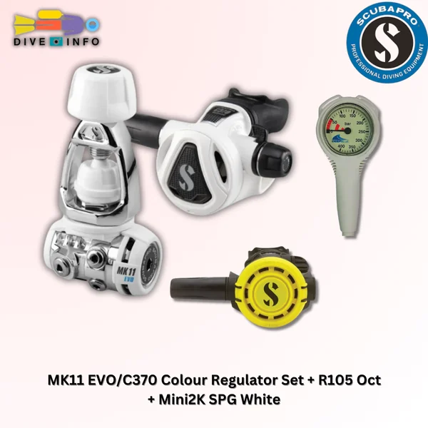 SCUBAPRO MK11 EVO/C370 Colour Regulator Set image 2 SCUBAPRO MK11 EVO/C370 Colour Regulator Set image 2