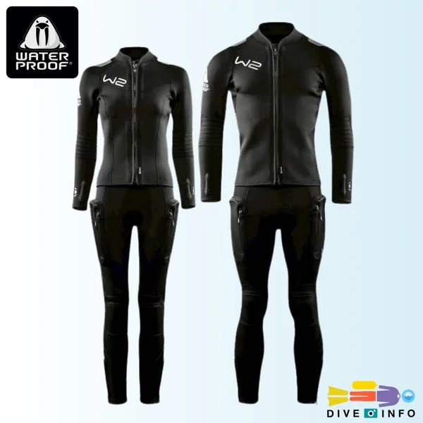 WATERPROOF - W2 Two piece 2.5mm Jacket & Leggings Lady (ชุดดำน้ำสำหรับผู้หญิง แบบ 2 ชิ้น) image 2 WATERPROOF - W2 Two piece 2.5mm Jacket & Leggings Lady (ชุดดำน้ำสำหรับผู้หญิง แบบ 2 ชิ้น) image 2