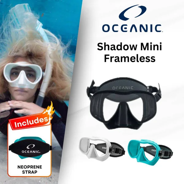 Oceanic - Shadow Mini Frameless Mask (หน้ากากสำหรับดำน้ำ) image 1 Oceanic - Shadow Mini Frameless Mask (หน้ากากสำหรับดำน้ำ) image 1