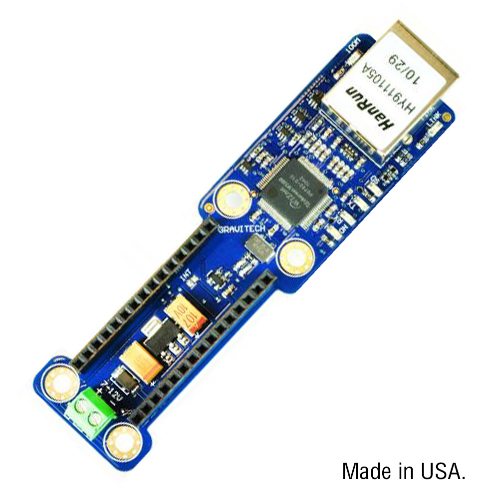 Ethernet w/ MicroSD add-on for Arduino Nano - GRAVITECH THAI (THAILAND)