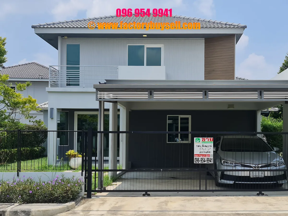 ขายบ้าน ชัยพฤกษ์ ทางด่วนรามอินทรา–จตุโชติ | มีห้องนอนชั้นล่าง จอดรถ 2 คัน พร้อมอยู่